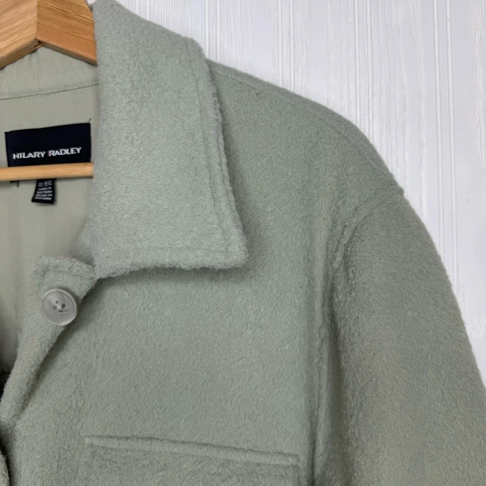 Hilary Radley mint green button up Shacket size XL - Picture 4 of 9